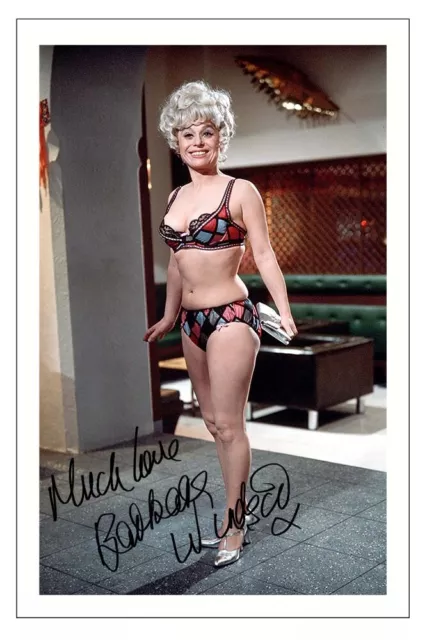 Barbara Windsor Signierter Fotodruck Autogramm Weiterfahren