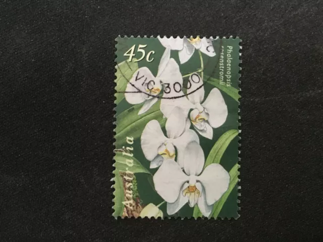 1998 Australia Native Orchids Joint Issue Singapore 45C Moth - Fine Used