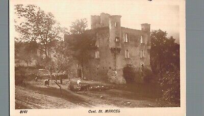 Aosta Castello St Marcel F piccolo non spedita 