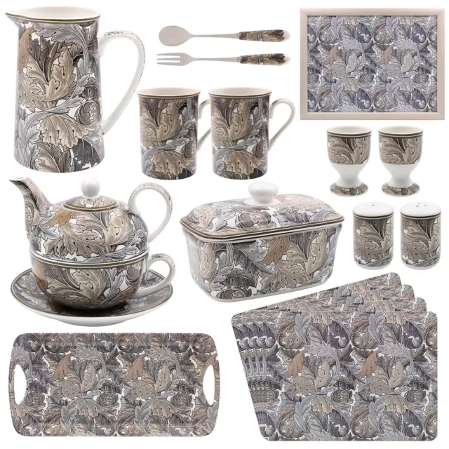 Acanthus Food Serving Trays Kitchen Tableware Set Placemats Coaster Coffee Mug