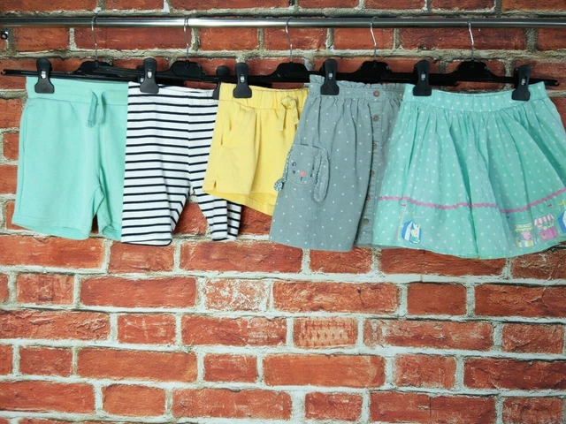 GIRLS BUNDLE AGE 4-5 YEARS NEXT M&S GAP etc SKIRT SHORTS CASUAL SUMMER SET 110CM