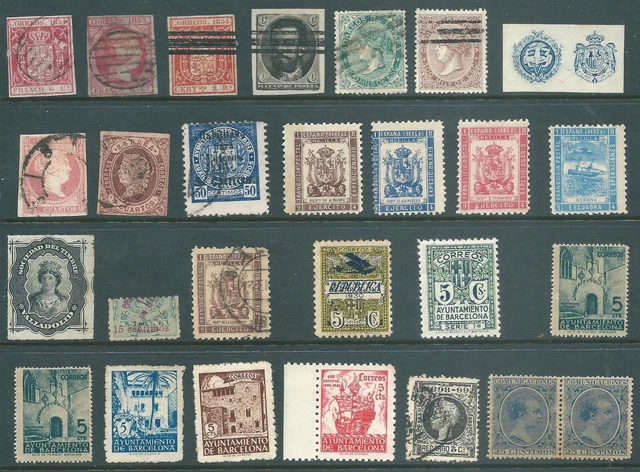 SPAIN early mint & used stamp collection including 'Back of Book'