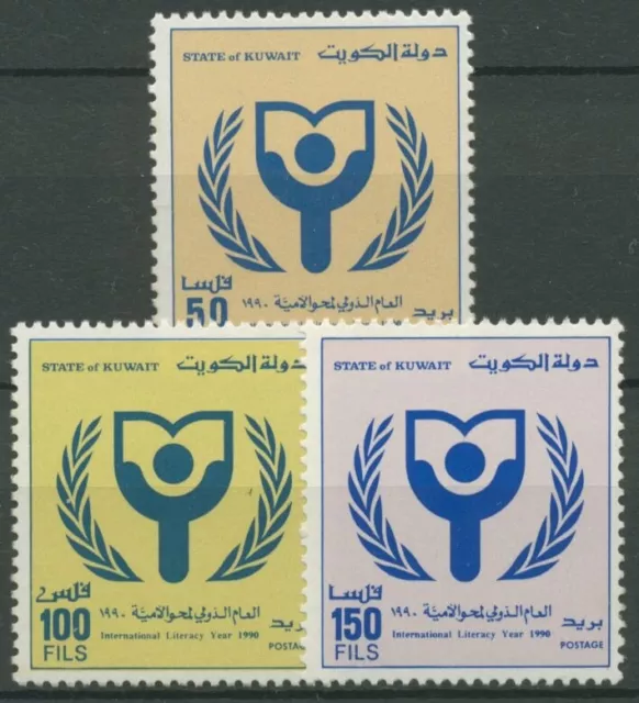 Kuwait 1992 Internationales Jahr der Alphabetisierung 1295/97 postfrisch