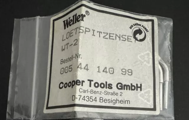 Thermal Tweezer Tips (Pair) 3mm Weller WT-2 0054414099 Entlötspitzenset