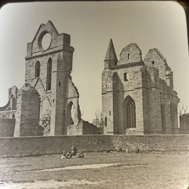 Arbroath Abbey GWW Antique Magic Lantern Glass Slide Photo