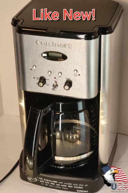 Cuisinart Programmable Coffee Maker DCC-1200 12-Cup  - Stainless Steel