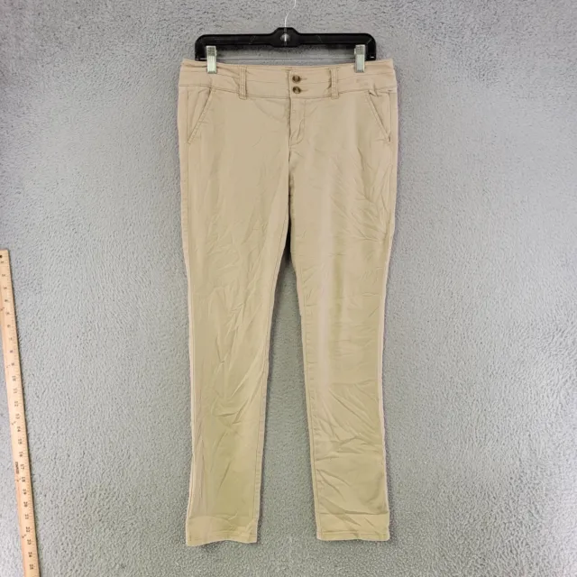 American Eagle Pants Womens 6 Beige Skinny Chino Business Casual Stretch