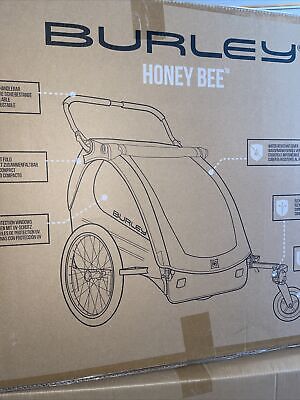Remolque de bicicleta doble cochecito de bebé Burley abeja compacta plegable para 2 niños abeja