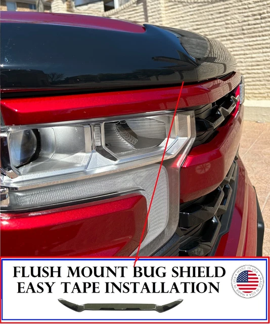BUG SHIELD HOOD Protector Tape On SMOKED Deflector FOR Toyota 4Runner