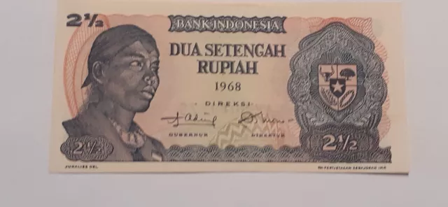 Indonesien, 2,5 Rupiah 1968, Unc.
