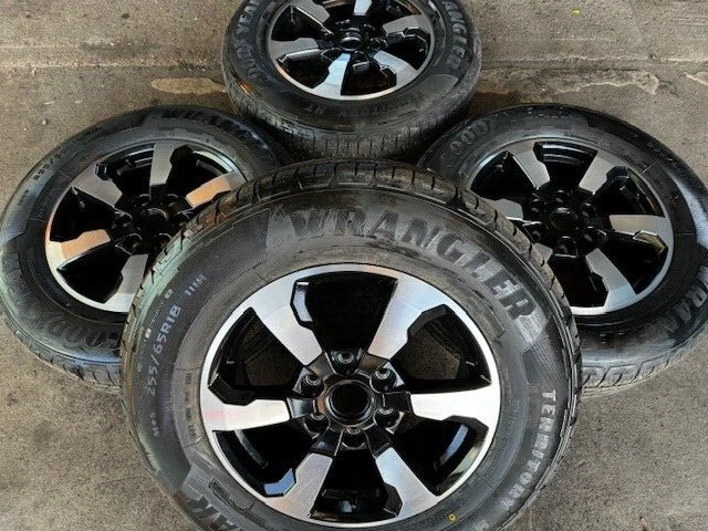 4 X FORD Ranger Wildtrak 2023 Alloy Wheels & New Goodyear 255 65 18 ...