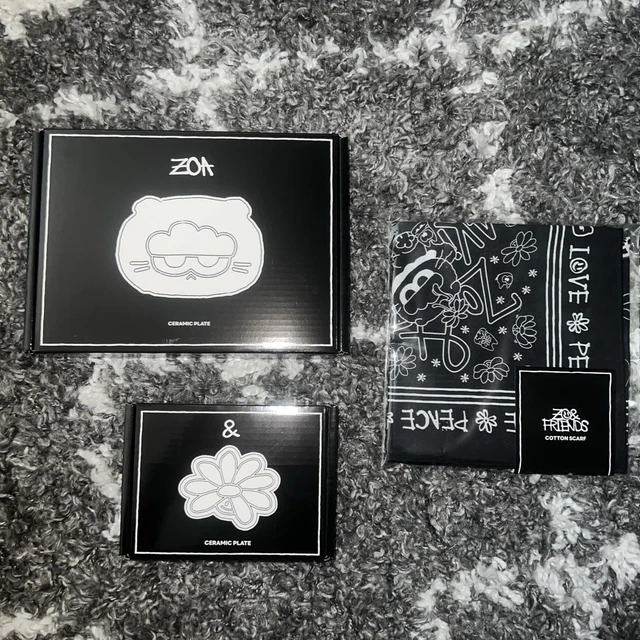 G-DRAGON ZO&FRIENDS ZOA 3 Set Piece - 2 Ceramic plates