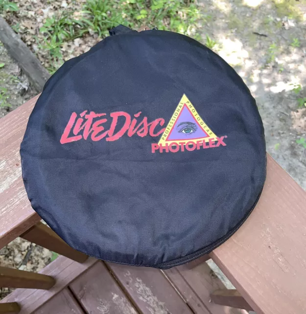 Reflector circular plegable PHOTOFLEX LiteDisc blanco/plateado 32"" - usado