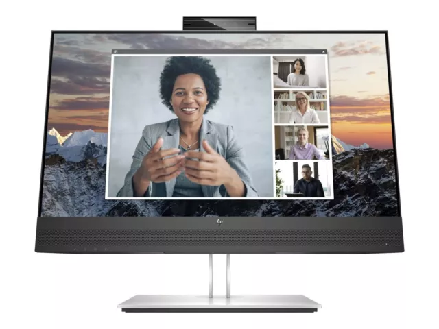 HP E24m G4 60,5 cm (23.8") 1920 x 1080 Pixel Full HD Schwarz, Silber