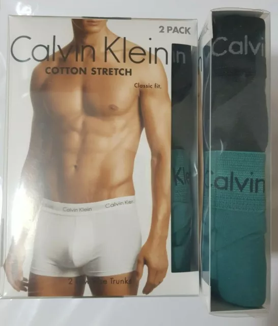 Genuine Original Calvin Klein CK Men's Cotton Classics Trunks Underwear 3  Pack