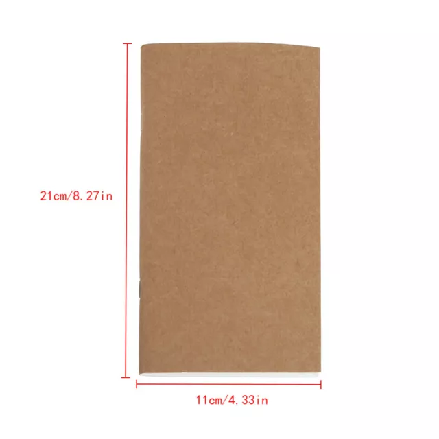 Kraft Paper Notebook Account Dot Journal Diary Memo Blank Page Stationery 3