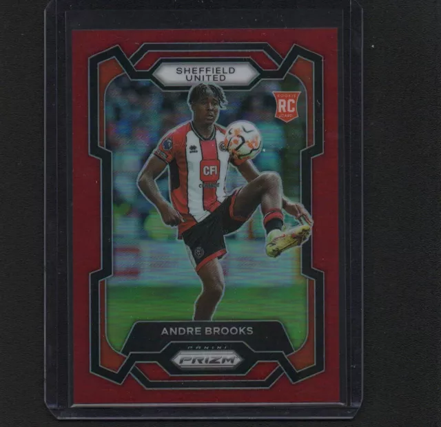 2023-24 Panini Prizm Premier League Soccer Andre Brooks Sheffield United /199