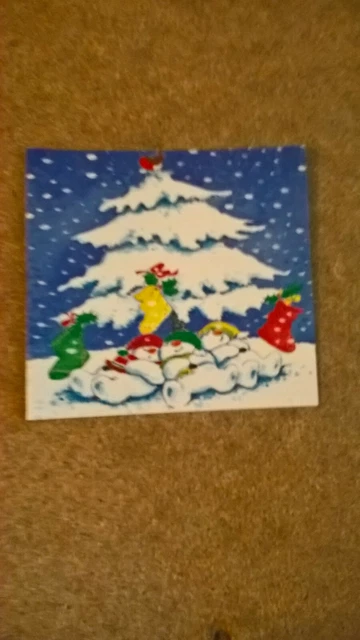 10x  Vintage Christmas Cards with traditional greetings;- Childrens collection 11