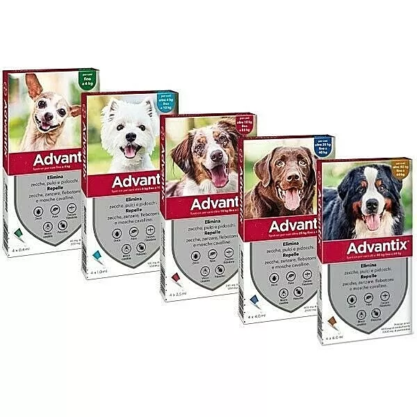 ELANCO ADVATIX DOG spot-on per cani oltre i 40 kg. 4 x 6 ml