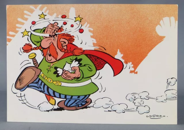 Asterix - Carte Postale Franceco Albert René Goscinny Uderzo1984 - Le ciel m'est
