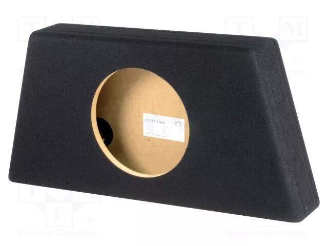 1 piece, Car loudspeaker enclosure OB.MDF.11.BK /E2UK