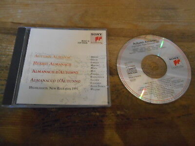CD VA Autumn Almanach : Highlights New Releases 1991 (11 Song) SONY CLASSICAL jc