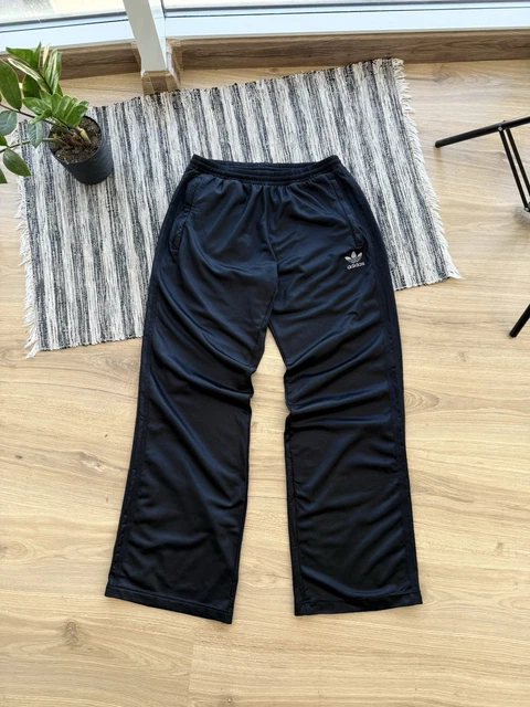 Pantalon De Jogging Vintage Adidas Trefoil – Taille M, Couleur Noir/blanc, Deadstock, Très Bon état