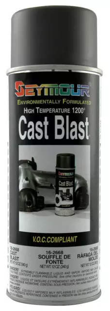 Paint - HOT SPOT - High Temperature - Silicone - Cast Iron - 12.00 oz Aerosol -