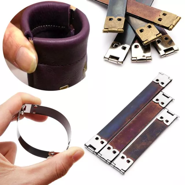10PCS Metal Internal Flex Purse Frame Lot Kiss Clasp Hidden Snap DIY Handbag