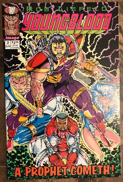 Youngblood #2 Rob Liefeld 1st App Prophet Shadowhawk Pink Variant Image NMM 1992