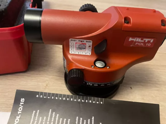 HILTI POL 10: Niveau optique EXCELLENT ETAT 3