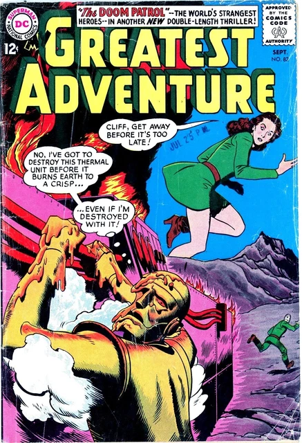 My Greatest Adventure #82 1963 3Rd Doom Patrol Appearance Silver Age!