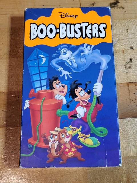 DISNEY BOO-BUSTERS VHS ghostly episodes of Goof Troop, Rescue Rangers £ ...