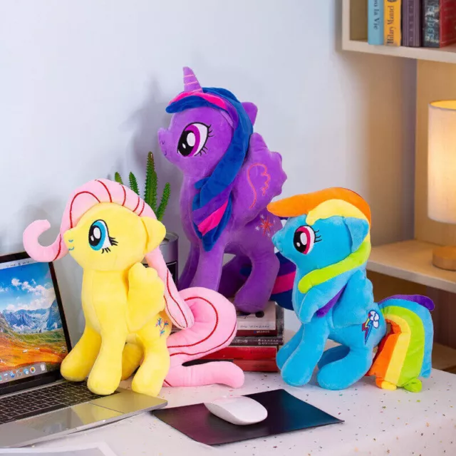 30cm New My Little Pony Stuffed Plush Doll Model Rainbow Dash Toy For Kids Gifts