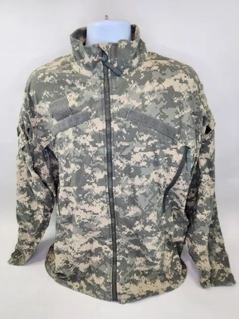 Pre-Owned Military ECWCS Gen III Level 4 ACU Camouflage Jacket Wind Large/Reg