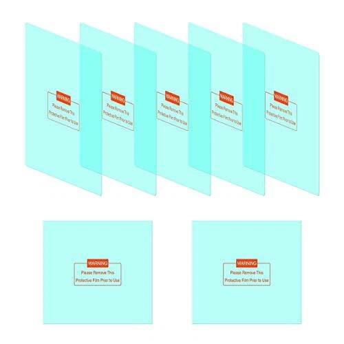 5PCS Large Viewing Screen Outer Replacement Lens and 2Pcs Inner Replacement