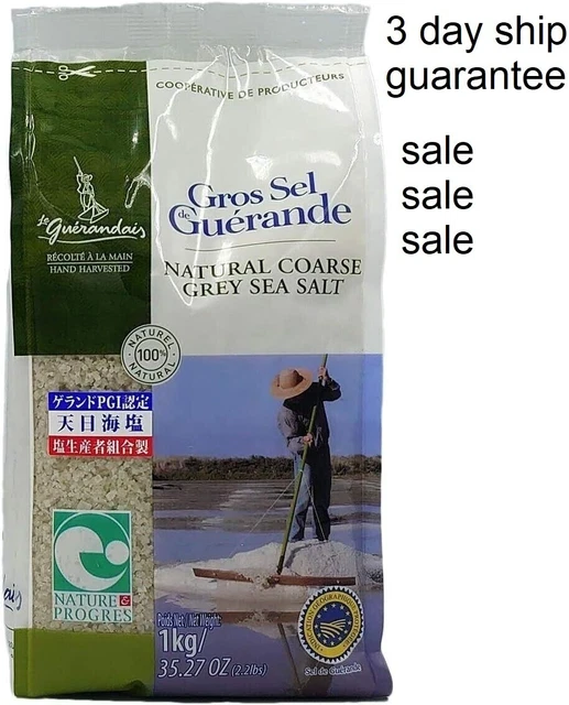 LE GUERANDAIS CELTIC Coarse Grey Sea Salt In 1kg Bag £5.43 PicClick UK