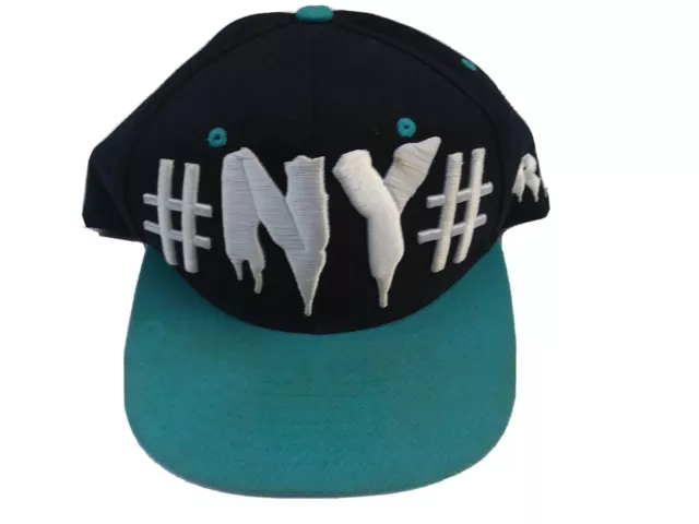 Been Trill #NY# 40 oz NYC Snapback Hat Virgil Abloh navy