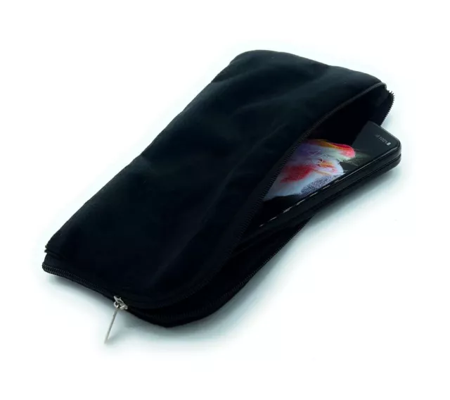 XXL Universal Handytasche Reissverschluss Tasche Hülle Etui Soft Case 18x9,5cm