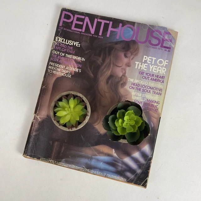 VINTAGE PENTHOUSE MAGAZINE October 1975 EUR 10,16 - PicClick FR