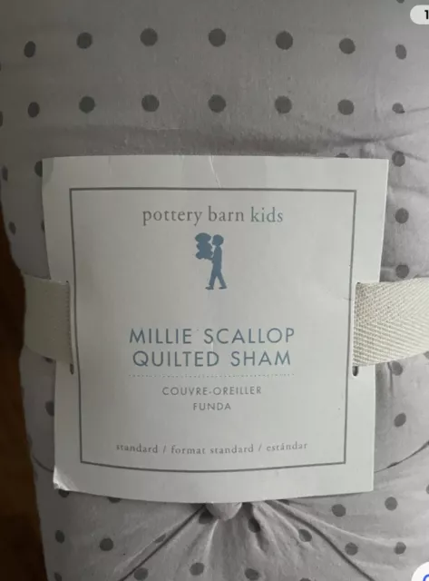 POTTERY BARN KIDS Millie  Scallop Standard  SHAM New