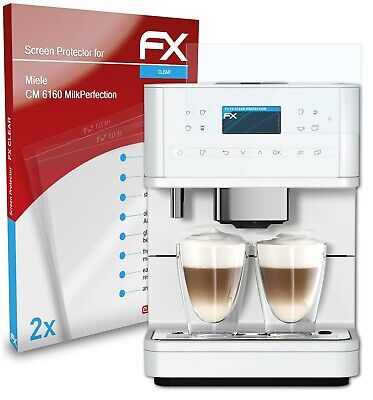 atFoliX 2x Protecteur d'écran pour Miele CM 6160 MilkPerfection clair