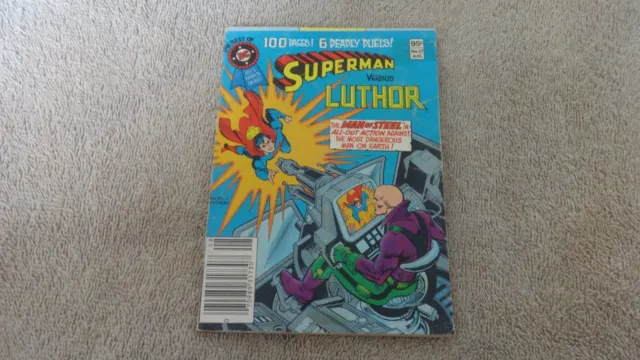 Best of DC Blue Ribbon Digest # 27 August 1982 Superman vs Luthor