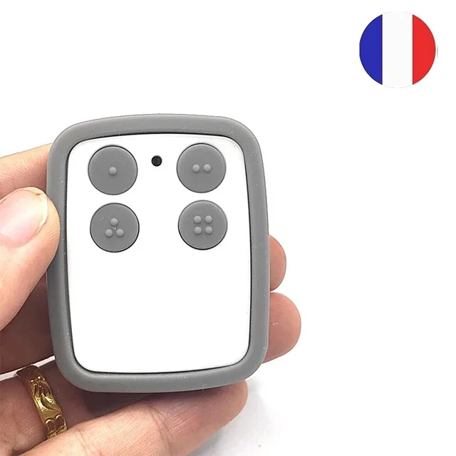 Télécommande URMET MEMOBIP4B433 – 4 Canaux 433MHz – Portail Et Garage – Bi-tech