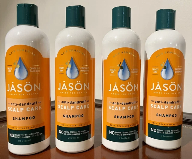 Jason Dandruff Relief Treatment Shampoo, 12 Oz Lot Of 4