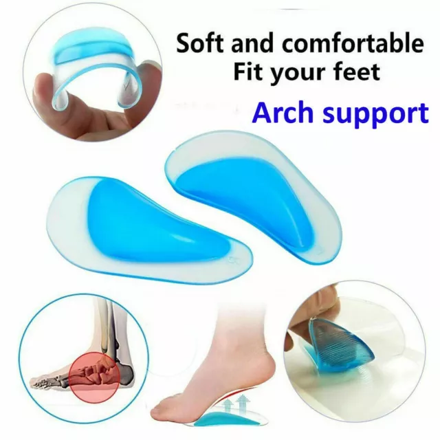 Orthotic Arch Support Insoles Flat Feet Foot Fallen Plantar Fasciitis Heel  Pain