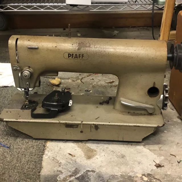 Pfaff 238 Industrial Zigzag Sewing Machine in working condition with knee  lifter