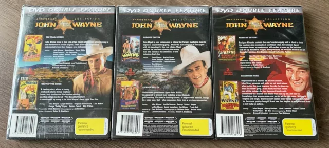 John Wayne DVDs Double Packs Bulk Lot X 6 Movies NEW 2