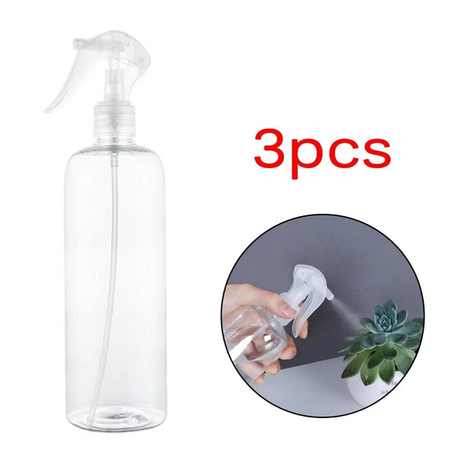 3 Stk. 500 Ml Wasser Sprühflasche Plastik Gartenarbeit Pflanze Pet Reinigung
