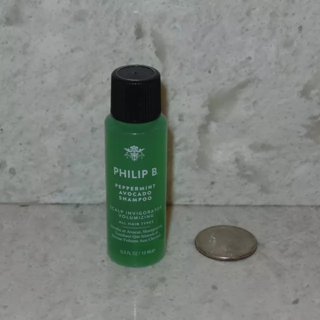 NEW Philip B Peppermint Avocado Shampoo 0.5oz 15ml Sample Size